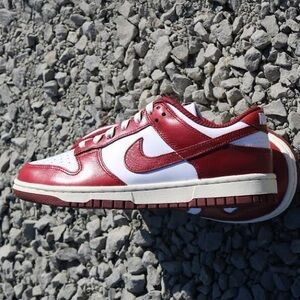 Nike Shoes Dunk Low PRM Vintage Team Red Women's size 8